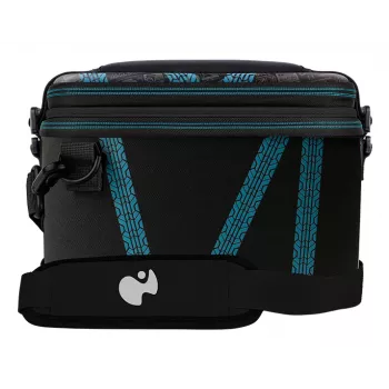 Hardshell-tas PDP Nintendo Switch Kart Drift Overnight Case GLOW zwart blauw