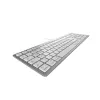 Cherry KC 6000C for Mac toetsenbord, USB-C, Amerikaans Engels, zilver