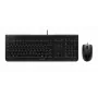 Bedraad Cherry CHERRY DC 2000 full-size USB-toetsenbord met QWERTZ-layout, 109 toetsen, 1,8 m kabel, zwart — inclusief muis