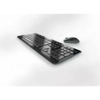 Draadloze full-size toetsenbord- en muisset Cherry DW 3000 — RF draadloos, QWERTZ-layout, 108 toetsen, zwart