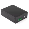 StarTech.com industriële glasvezel-naar-ethernet-mediaconverter – 10/100/1000 Mbit/s SFP naar RJ45/Cat6 – singlemode/multimode optische vezel naar koper gigabit-netwerk – 12-56V DC – IP-30/ -40 tot +75°C