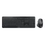CHERRY Stream desktop ultimate toetsenbord muis inclusief thuis/kantoor USB + RF draadloos + Bluetooth AZERTY Frans zwart