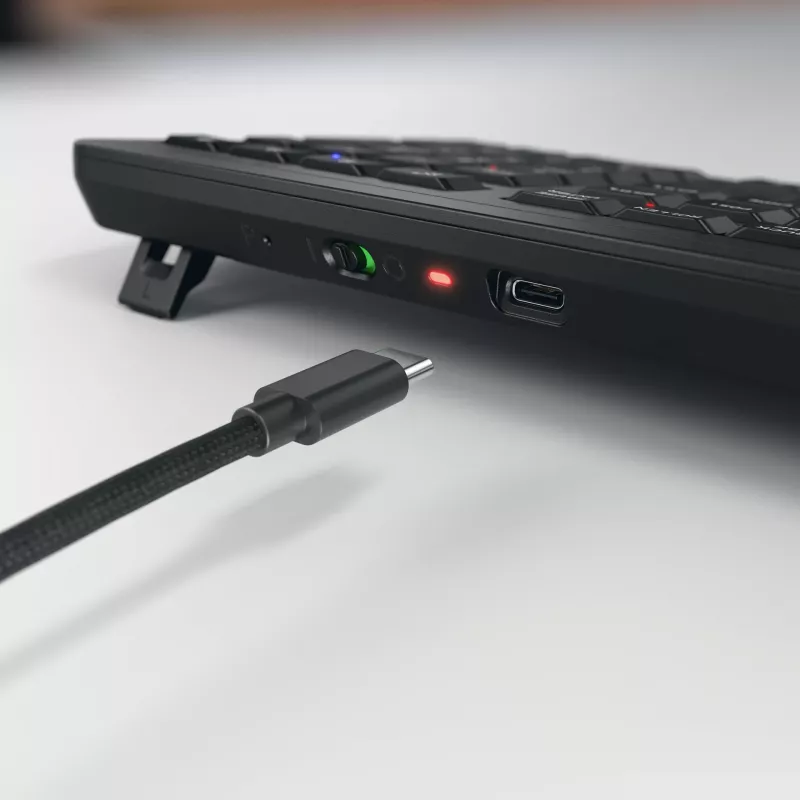 CHERRY Stream desktop ultimate toetsenbord muis inclusief thuis/kantoor USB + RF draadloos + Bluetooth AZERTY Frans zwart