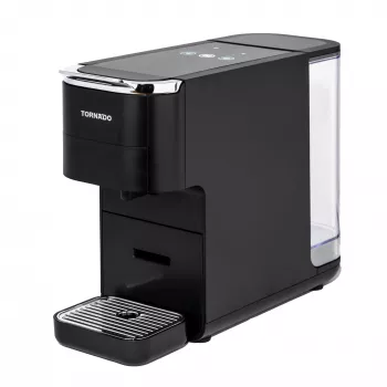 TORNADO TCM7042-GS | 5-in-1 multi-capsule koffiemachine, capsulekoffiemachine, 1,5 L, koffiecapsule, koffiepoeder, 1350 W, zwart