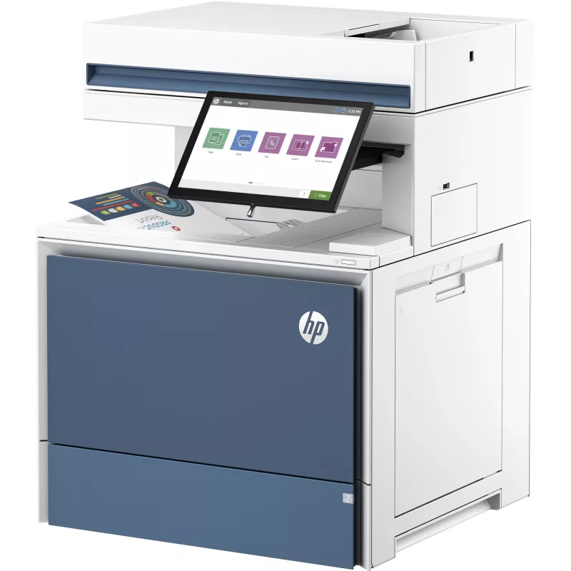 HP Color LaserJet Enterprise Flow MFP 6800zf printer, laser, kleurendruk, 1200 x 1200 DPI, A4, direct printen, grijs
