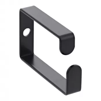 Kabelhouder InLine 43x70mm metaal zwart — universele kabelhouder, 12,3×70×55 mm