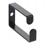 Kabelhouder InLine 43x70mm metaal zwart — universele kabelhouder, 12,3×70×55 mm