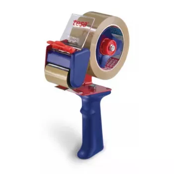 Tape dispenser TESA 6300 Metaal Rubber Blauw Rood