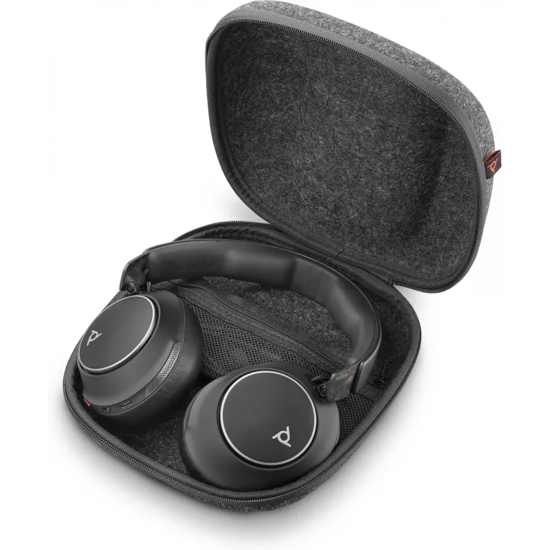 Hoes voor HP Voyager Surround 80/85 UC — Zachte hoes, Zwart