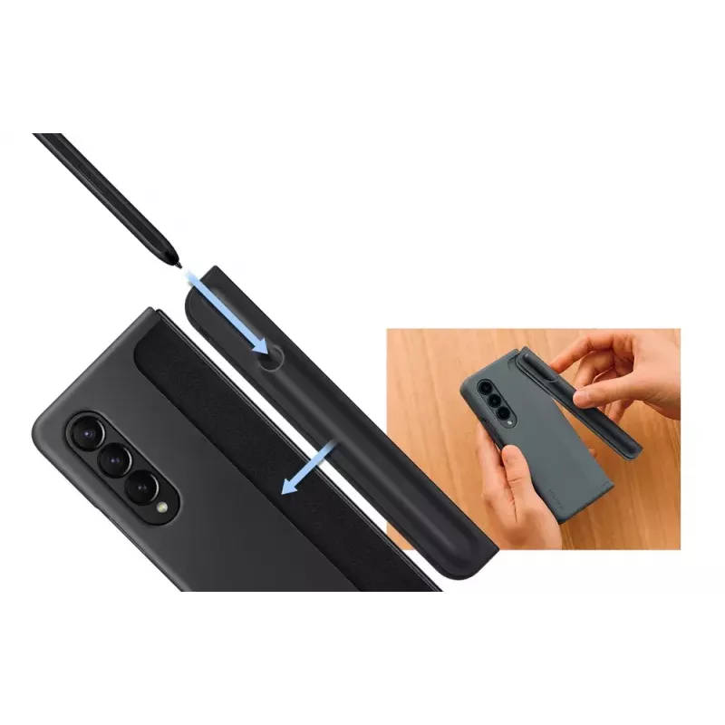Samsung Standing Cover met pen voor Galaxy Z Fold4, zand (EF-OF93PCUEGWW)