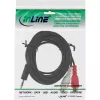 Audiokabel 2x cinch-bus / 3,5 mm stereo jackstekker 1 m InLine 89941B
