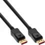 DisplayPort-kabel InLine 15355, 0,5 m, DisplayPort–DisplayPort, zwart, 6 mm