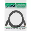 DisplayPort-kabel InLine 15355, 0,5 m, DisplayPort–DisplayPort, zwart, 6 mm