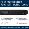 Videobar HP Poly Studio X32 all-in-one, 4K Ultra HD, 20 MP, 5 personen, Wi-Fi, Ethernet, Bluetooth (geen voeding, TAA)