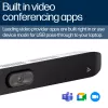 Videobar HP Poly Studio X32 all-in-one, 4K Ultra HD, 20 MP, 5 personen, Wi-Fi, Ethernet, Bluetooth (geen voeding, TAA)