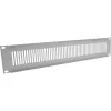 InLine 19 inch blindplaat geperforeerd, 2U, RAL 7035 grijs