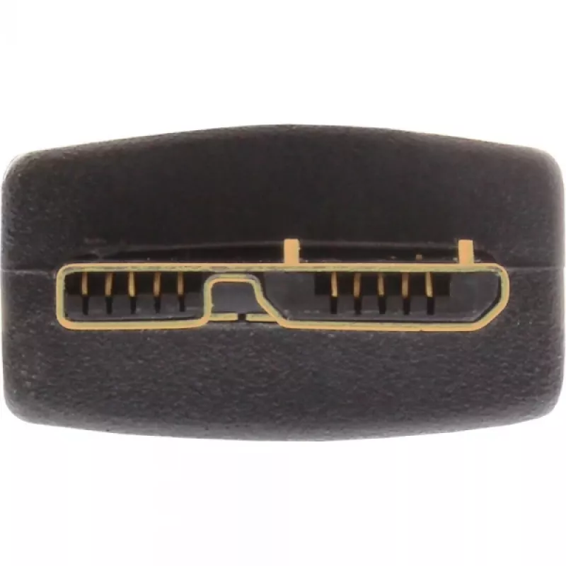 InLine USB 3.2 Gen.1 kabel Type-A stekker / Micro-B stekker, zwart, 1,5m