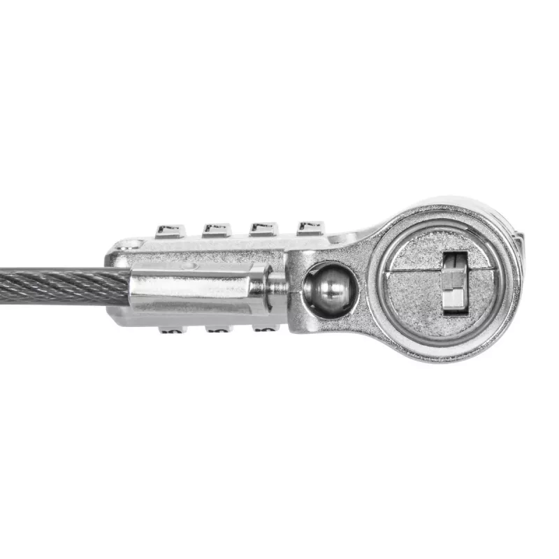 Targus ASP96RGLX kabelslot zilver 2 m