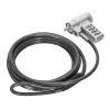 Targus ASP96RGLX kabelslot zilver 2 m