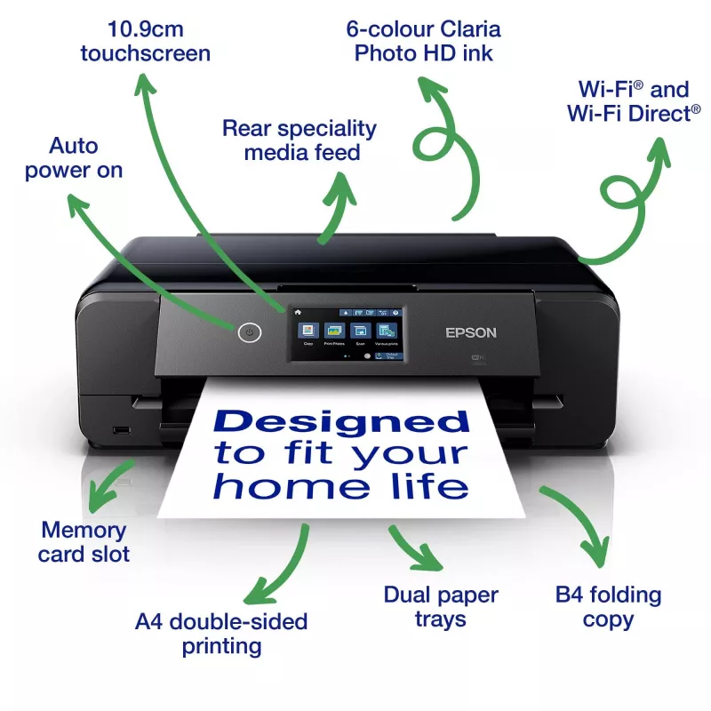 Epson XP-980 inkjet A3 5760 x 1440 DPI 28 ppm Wi-Fi