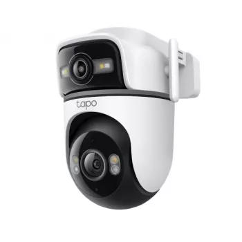 Dome IP-beveiligingscamera TP-Link Tapo TC47 – 2304×1296, 6 mm objectief, 360° horizontaal, binnen/buiten, plafondmontage, bedraad & Wi‑Fi