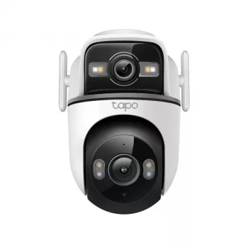 Dome IP-beveiligingscamera TP-Link Tapo TC47 – 2304×1296, 6 mm objectief, 360° horizontaal, binnen/buiten, plafondmontage, bedraad & Wi‑Fi