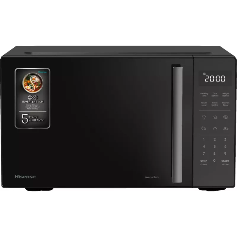 Hisense H23MOBS4HI zwart solo magnetron werkblad 23 L 900 W