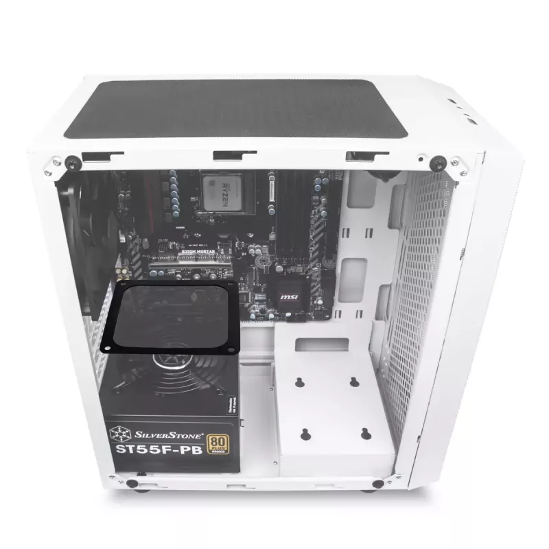 SilverStone SST-FF143W magnetisch stoffilter, 140 mm, wit