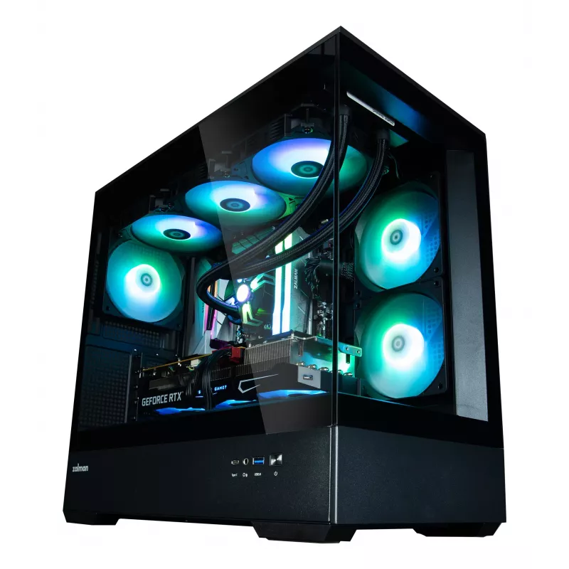 Zalman P30 mini tower zwart