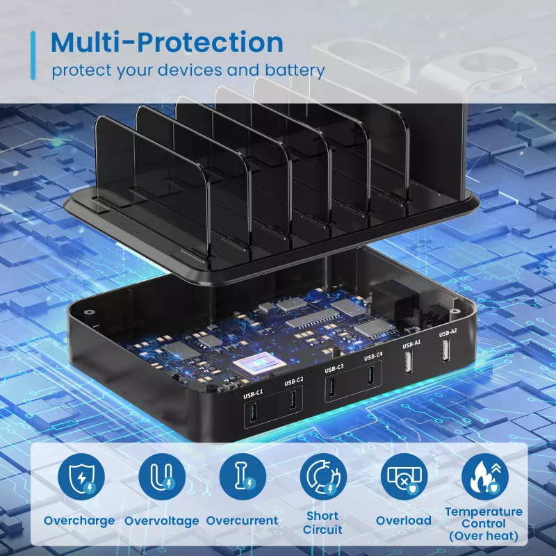 Ewent EW1335 oplader voor mobiele apparaten universeel zwart AC snellaadfunctie indoor