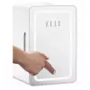 Minikoelkast met LED-make-upspiegel Elle ESDAF01WHEU 6 L wit