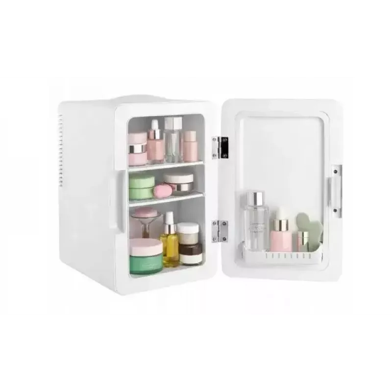 Minikoelkast met LED-make-upspiegel Elle ESDAF01WHEU 6 L wit
