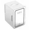 Minikoelkast met LED-make-upspiegel Elle ESDAF01WHEU 6 L wit