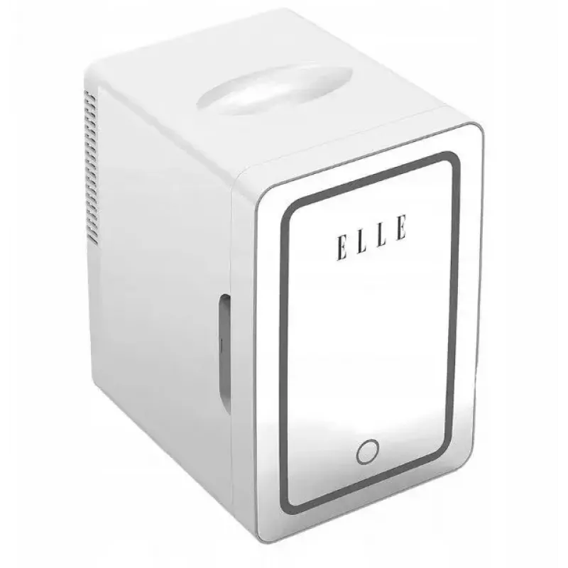 Minikoelkast met LED-make-upspiegel Elle ESDAF01WHEU 6 L wit