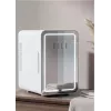 Minikoelkast met LED-make-upspiegel Elle ESDAF01WHEU 6 L wit
