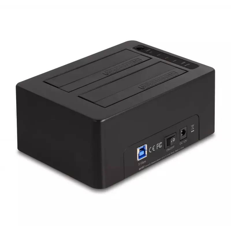 HDD/SSD-behuizing DeLOCK 64187 zwart 2,5/3,5 inch 5 Gbit/s