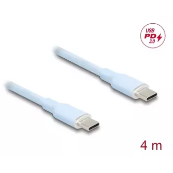 DeLOCK USB-kabel USB 2.0 4 m USB-C blauw 81236