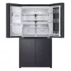 LG InstaView GMG960EVJE side-by-side koelkast vrijstaand 638 L zwart