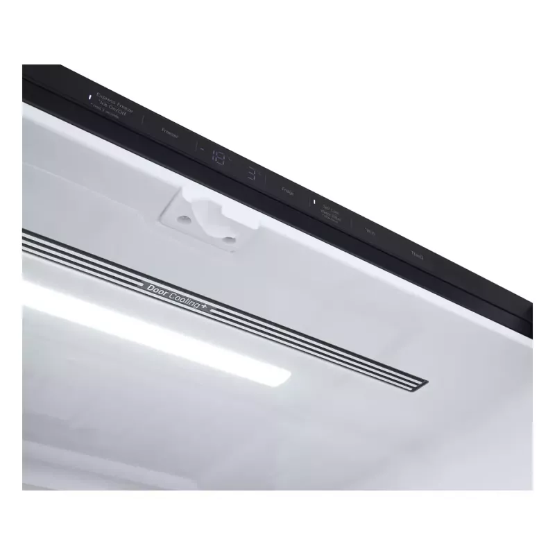 LG InstaView GMG960EVJE side-by-side koelkast vrijstaand 638 L zwart