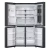 LG InstaView GMG960EVJE side-by-side koelkast vrijstaand 638 L zwart