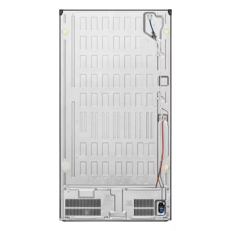 LG InstaView GMG960EVJE side-by-side koelkast vrijstaand 638 L zwart