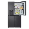 LG InstaView GMG960EVJE side-by-side koelkast vrijstaand 638 L zwart
