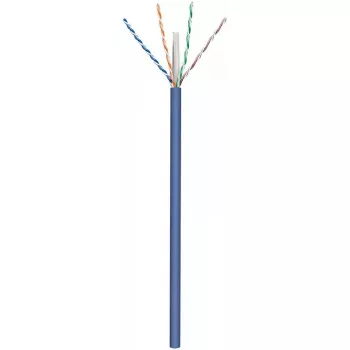 Netwerkkabel GOOBAY 96096 Cat6a U/UTP op rol, 100 m, blauw