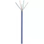 Netwerkkabel GOOBAY 96096 Cat6a U/UTP op rol, 100 m, blauw