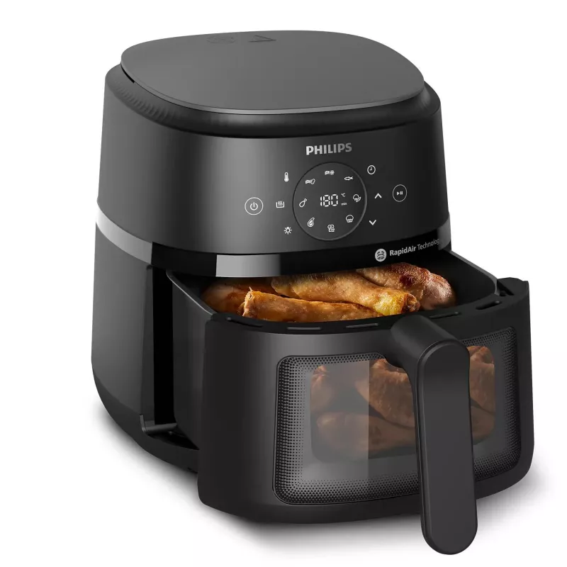 Philips 2000 serie NA220/00 friteuse enkel 4,2 L losstaand 1500 W heteluchtfriteuse zwart