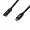 USB-C 40Gbps verlengkabel 1 m — club 3d, USB C naar USB C, zwart