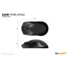 be quiet Dark Perk | Ergo muis gaming rechtshandig RF draadloos + USB Type-C optisch 32000 DPI