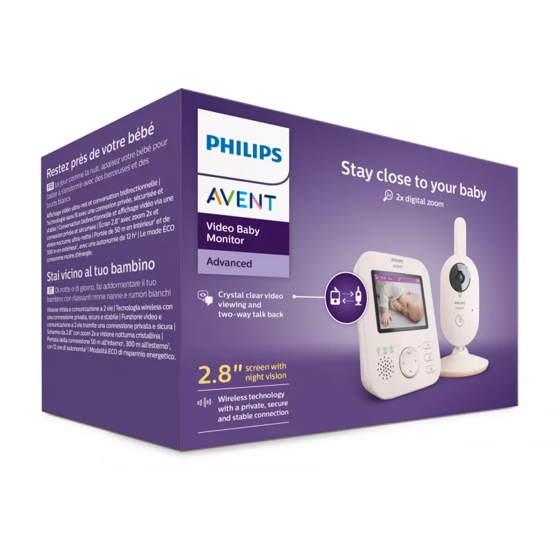 Philips AVENT video babyfoon SCD881/26 Advanced