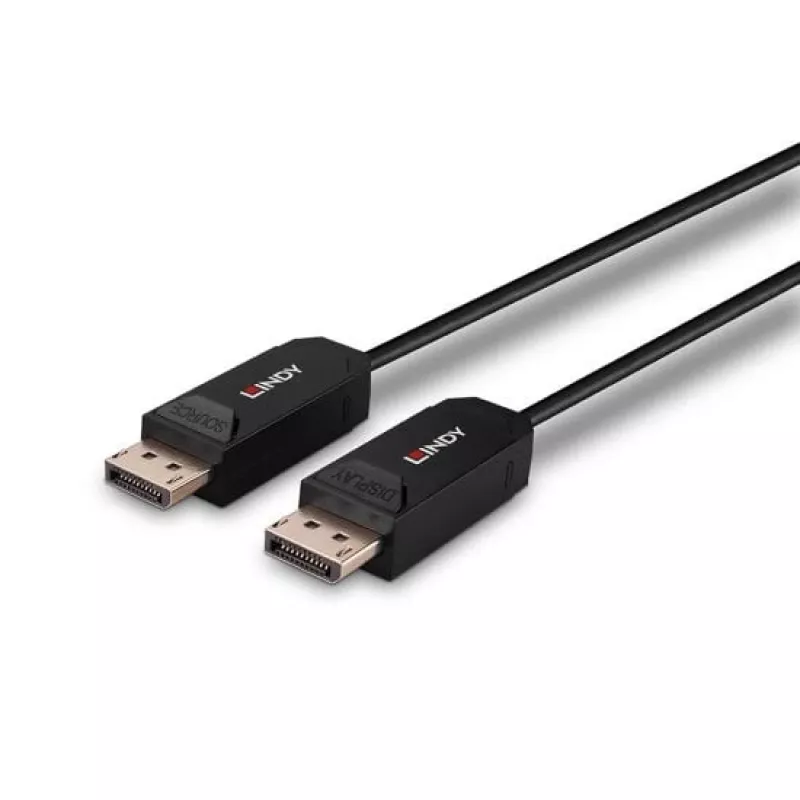 Lindy 38522 DisplayPort-kabel 20 m zwart