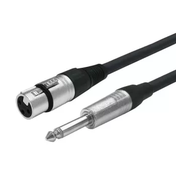 Vivolink PROAUDXLRFJACK6 audiokabel 6 m XLR 6,35 mm zwart